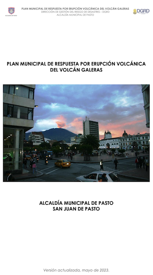 Plan de respuesta por erupción volcánica del volcán Galeras.